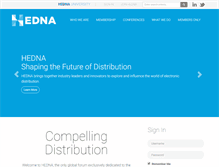 Tablet Screenshot of hedna.org